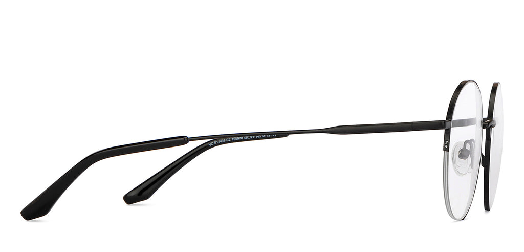 Half Rim Eyeglasses-Frame Round--EG Half Rim Eyeglasses-Frame Round--EG