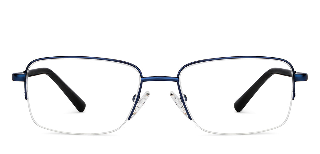 Half Rim Eyeglasses-Frame Rectangle--EG Half Rim Eyeglasses-Frame Rectangle--EG