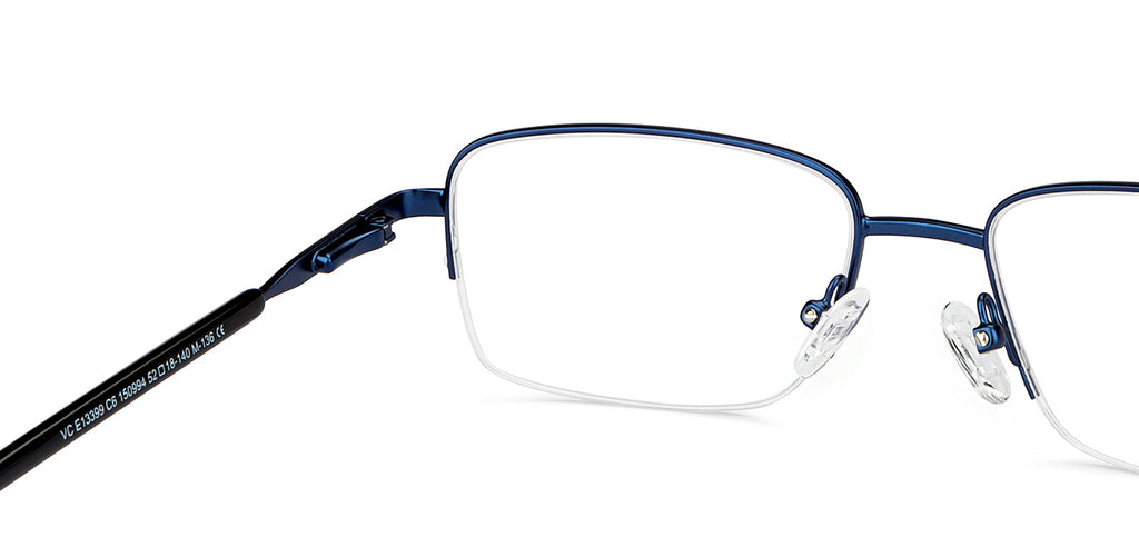 Half Rim Eyeglasses-Frame Rectangle--EG Half Rim Eyeglasses-Frame Rectangle--EG