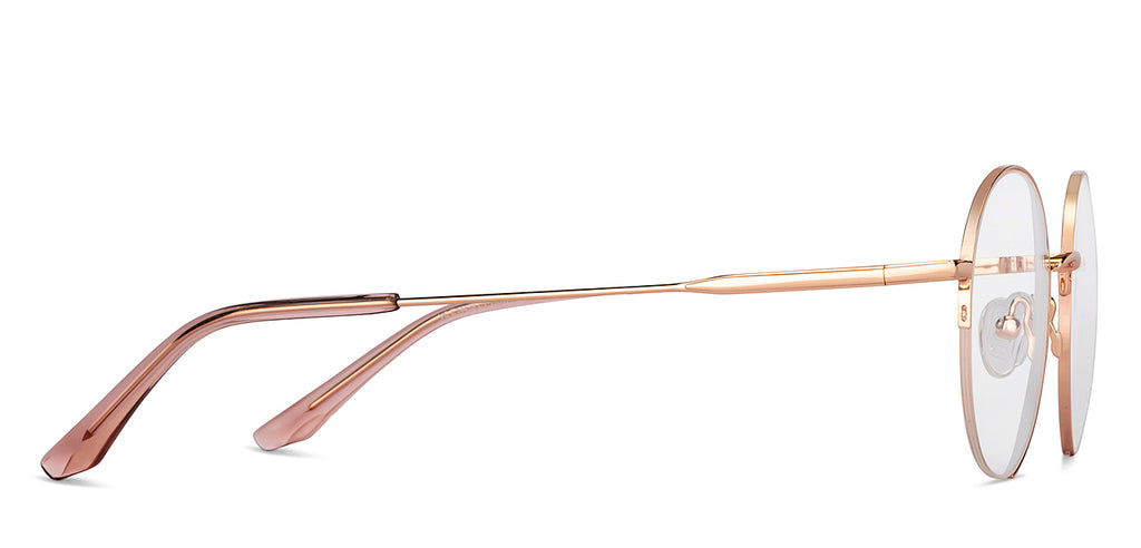 Half Rim Eyeglasses-Frame Round--EG Half Rim Eyeglasses-Frame Round--EG