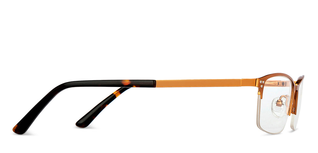 Half Rim Eyeglasses-Frame Rectangle--EG Half Rim Eyeglasses-Frame Rectangle--EG