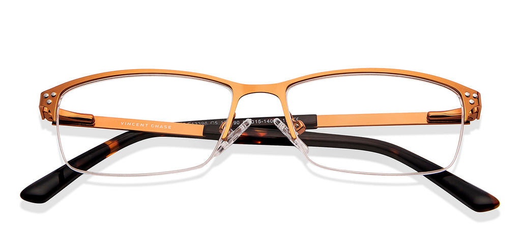 Half Rim Eyeglasses-Frame Rectangle--EG Half Rim Eyeglasses-Frame Rectangle--EG