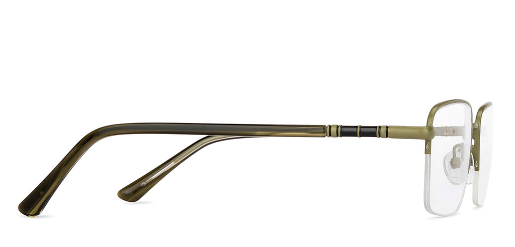 Half Rim Eyeglasses-Frame Rectangle--EG Half Rim Eyeglasses-Frame Rectangle--EG