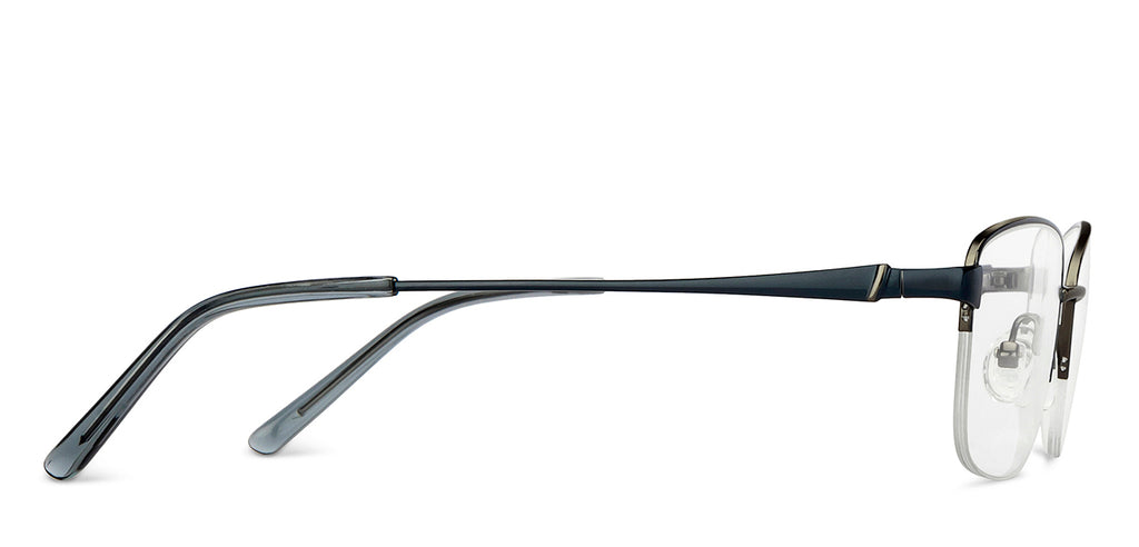 Half Rim Eyeglasses-Frame Cat Eye--EG Half Rim Eyeglasses-Frame Cat Eye--EG