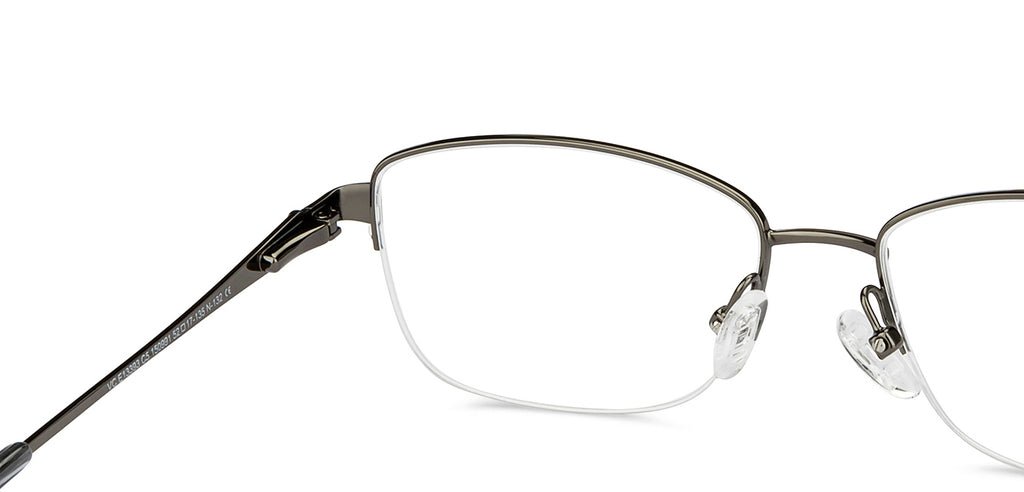 Half Rim Eyeglasses-Frame Cat Eye--EG Half Rim Eyeglasses-Frame Cat Eye--EG