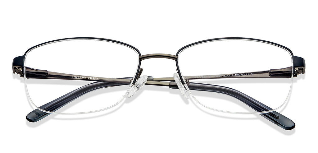 Half Rim Eyeglasses-Frame Cat Eye--EG Half Rim Eyeglasses-Frame Cat Eye--EG