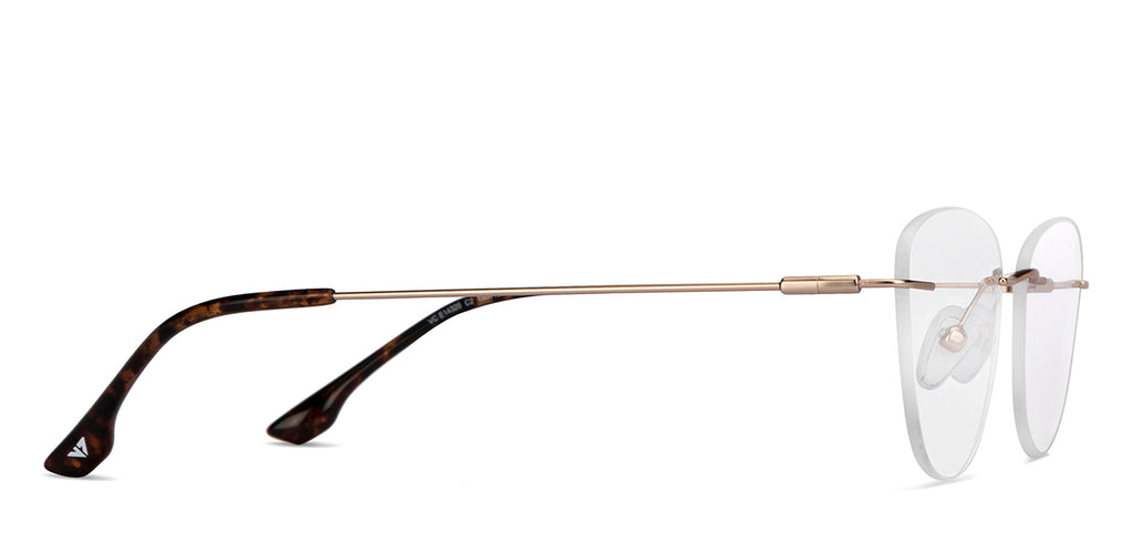 Rimless Eyeglasses-Frame Cat Eye--EG Rimless Eyeglasses-Frame Cat Eye--EG