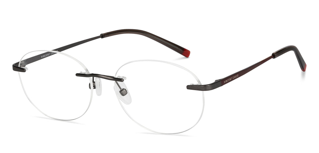 Rimless Eyeglasses-Frame Round--EG Rimless Eyeglasses-Frame Round--EG