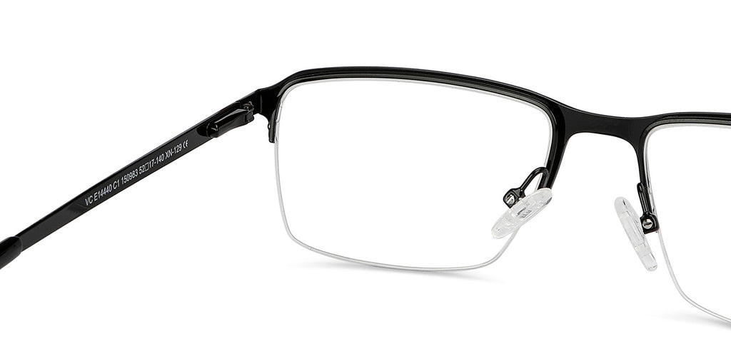 Half Rim Eyeglasses-Frame Rectangle--EG Half Rim Eyeglasses-Frame Rectangle--EG