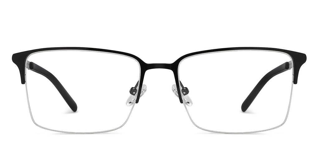 Half Rim Eyeglasses-Frame Rectangle--EG Half Rim Eyeglasses-Frame Rectangle--EG