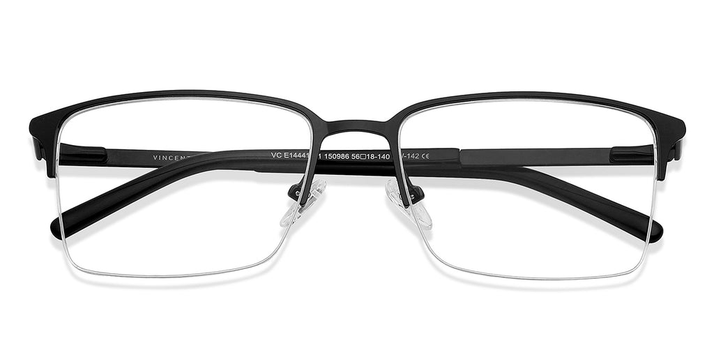 Half Rim Eyeglasses-Frame Rectangle--EG Half Rim Eyeglasses-Frame Rectangle--EG