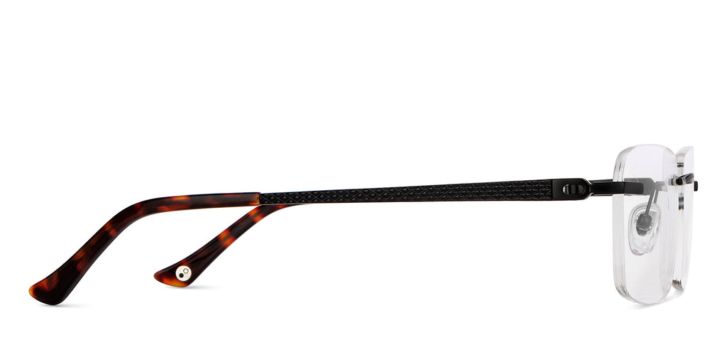 Rimless Eyeglasses-Frame Rectangle--EG Rimless Eyeglasses-Frame Rectangle--EG