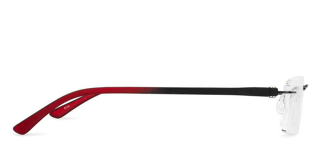 Rimless Eyeglasses-Frame Rectangle--EG Rimless Eyeglasses-Frame Rectangle--EG