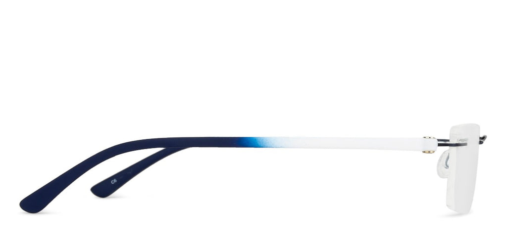 Rimless Eyeglasses-Frame Rectangle--EG Rimless Eyeglasses-Frame Rectangle--EG