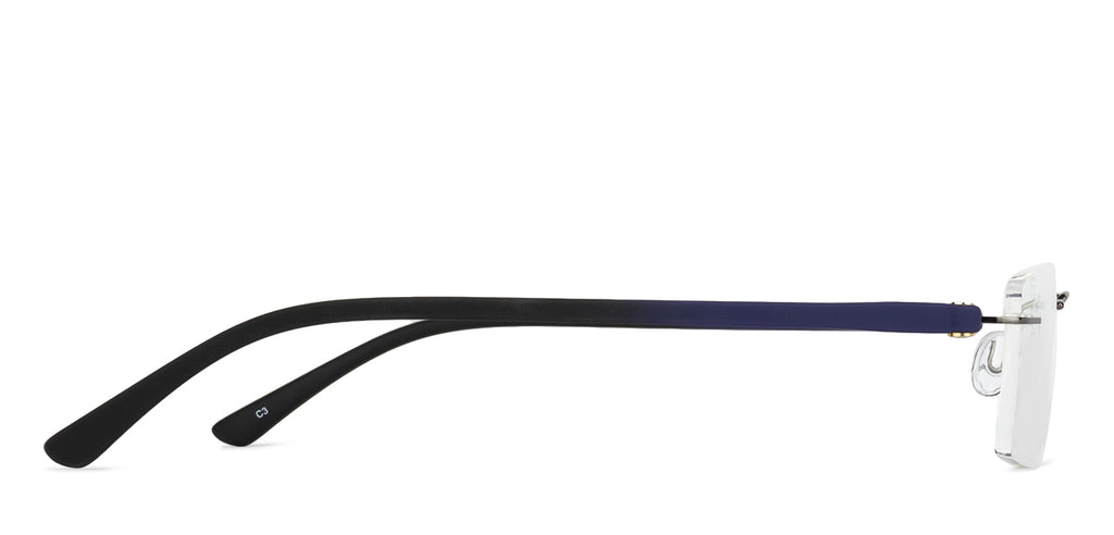 Rimless Eyeglasses-Frame Rectangle--EG Rimless Eyeglasses-Frame Rectangle--EG