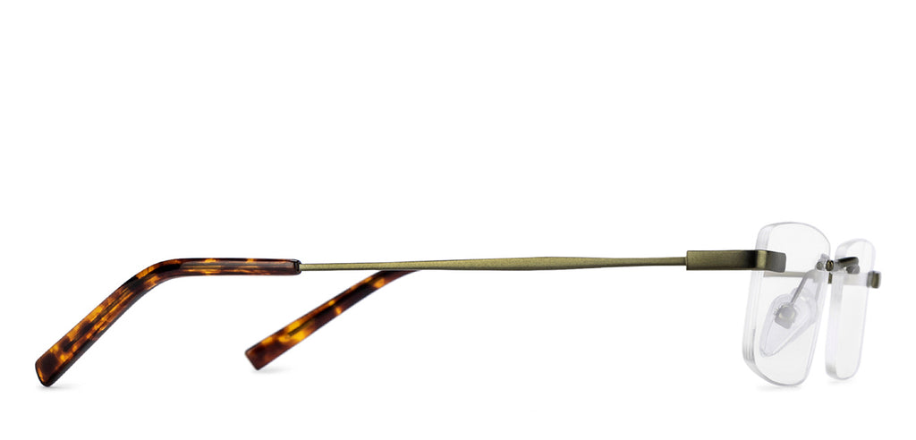 Rimless Eyeglasses-Frame Rectangle--EG Rimless Eyeglasses-Frame Rectangle--EG