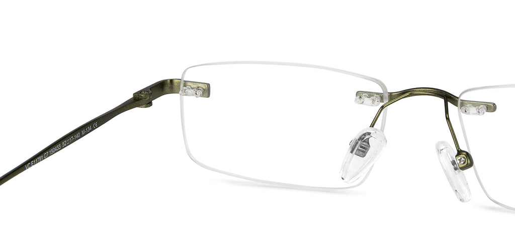 Rimless Eyeglasses-Frame Rectangle--EG Rimless Eyeglasses-Frame Rectangle--EG
