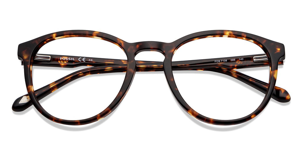 Fossil Eyeglasses-Frame Round--EG Fossil Eyeglasses-Frame Round--EG