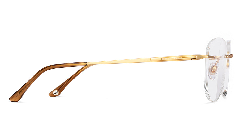 Rimless Eyeglasses-Frame Rectangle--EG Rimless Eyeglasses-Frame Rectangle--EG