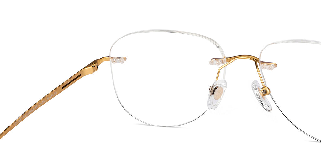 Rimless Eyeglasses-Frame Rectangle--EG Rimless Eyeglasses-Frame Rectangle--EG