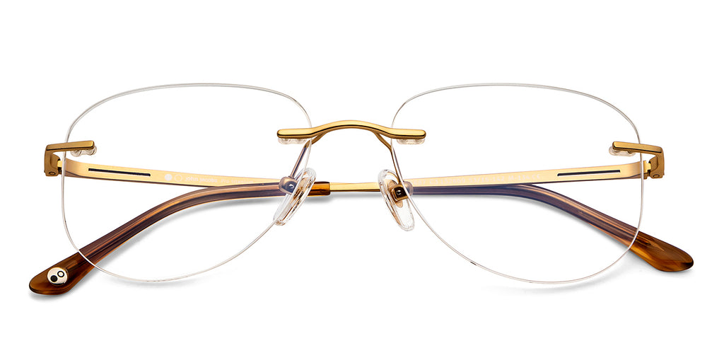 Rimless Eyeglasses-Frame Rectangle--EG Rimless Eyeglasses-Frame Rectangle--EG