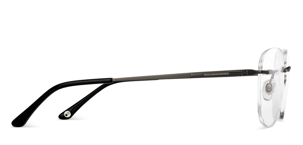 Rimless Eyeglasses-Frame Rectangle--EG Rimless Eyeglasses-Frame Rectangle--EG