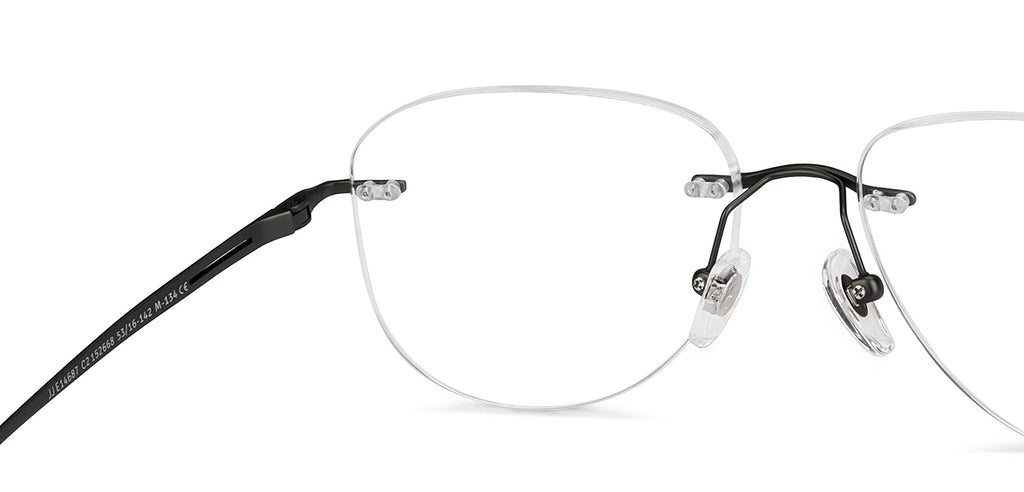 Rimless Eyeglasses-Frame Rectangle--EG Rimless Eyeglasses-Frame Rectangle--EG
