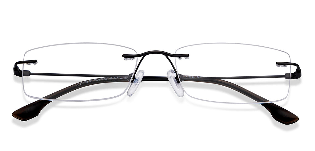 Rimless Eyeglasses-Frame Rectangle--EG Rimless Eyeglasses-Frame Rectangle--EG