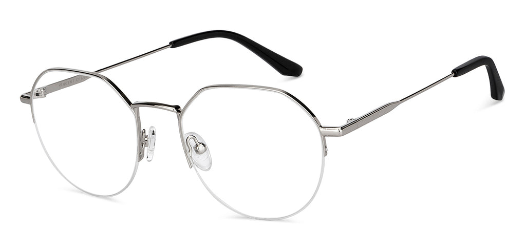 Half Rim Eyeglasses-Frame Geometric--EG Half Rim Eyeglasses-Frame Geometric--EG