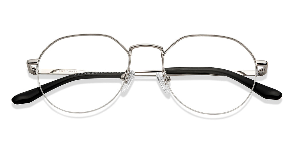 Half Rim Eyeglasses-Frame Geometric--EG Half Rim Eyeglasses-Frame Geometric--EG