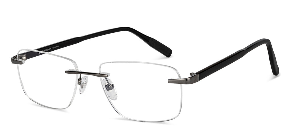 Rimless Eyeglasses-Frame Rectangle--EG Rimless Eyeglasses-Frame Rectangle--EG