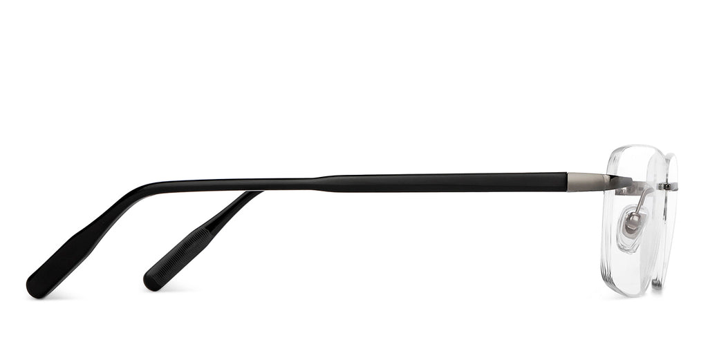 Rimless Eyeglasses-Frame Rectangle--EG Rimless Eyeglasses-Frame Rectangle--EG