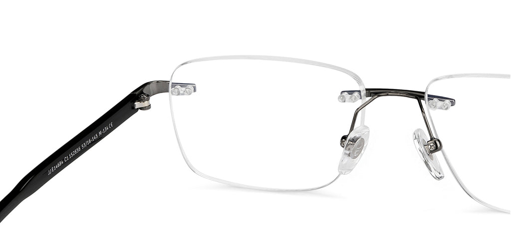 Rimless Eyeglasses-Frame Rectangle--EG Rimless Eyeglasses-Frame Rectangle--EG