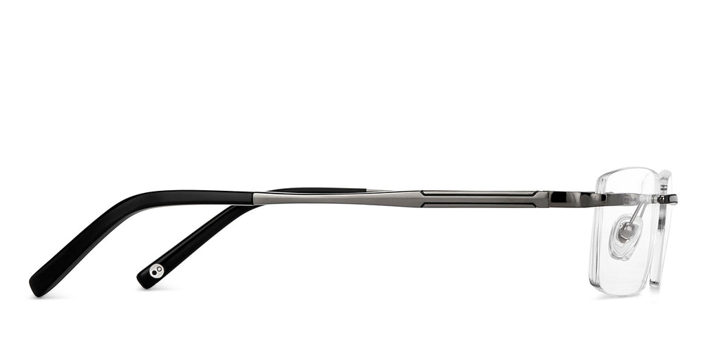 Rimless Eyeglasses-Frame Rectangle--EG Rimless Eyeglasses-Frame Rectangle--EG