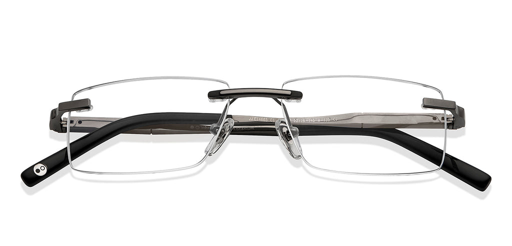 Rimless Eyeglasses-Frame Rectangle--EG Rimless Eyeglasses-Frame Rectangle--EG
