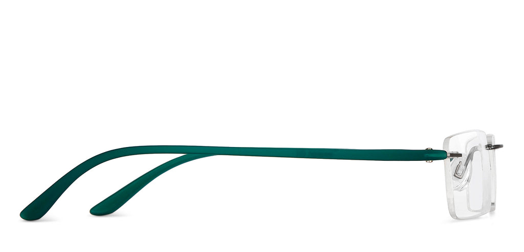 Rimless Eyeglasses-Frame Rectangle--EG Rimless Eyeglasses-Frame Rectangle--EG
