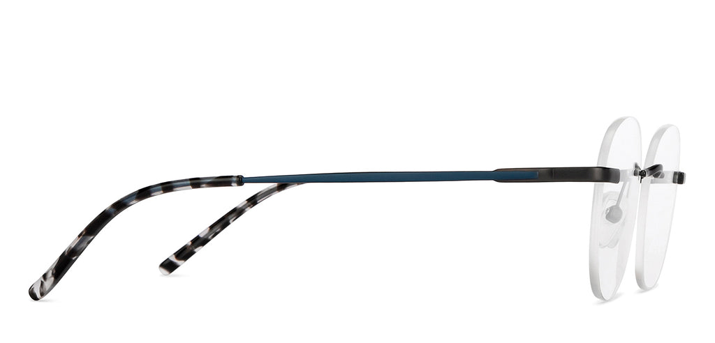 Rimless Eyeglasses-Frame Round--EG Rimless Eyeglasses-Frame Round--EG