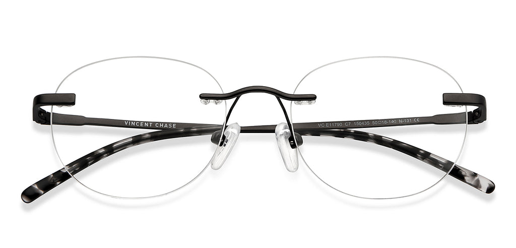 Rimless Eyeglasses-Frame Round--EG Rimless Eyeglasses-Frame Round--EG