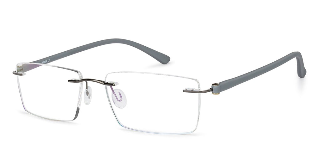 Rimless Eyeglasses-Frame Rectangle--EG Rimless Eyeglasses-Frame Rectangle--EG