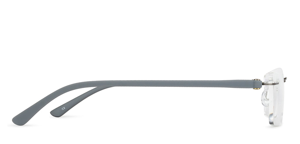 Rimless Eyeglasses-Frame Rectangle--EG Rimless Eyeglasses-Frame Rectangle--EG