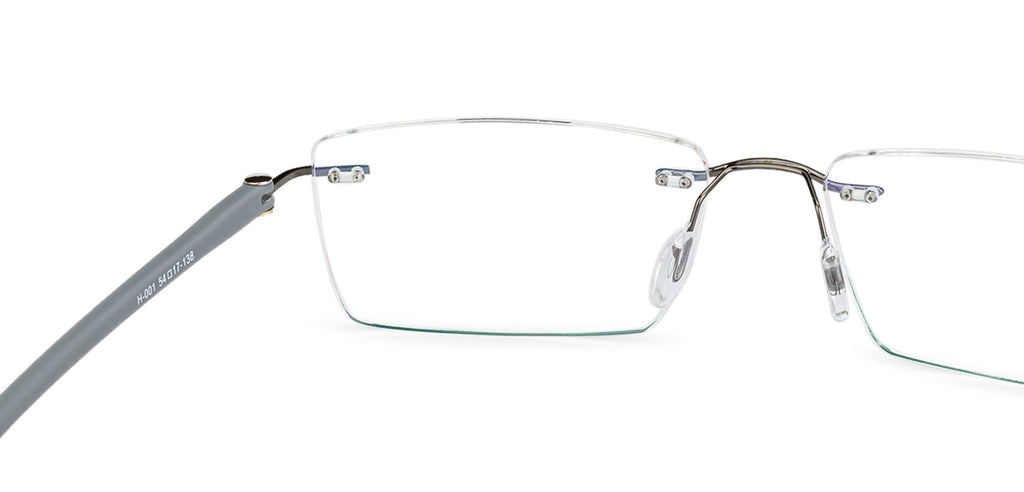 Rimless Eyeglasses-Frame Rectangle--EG Rimless Eyeglasses-Frame Rectangle--EG
