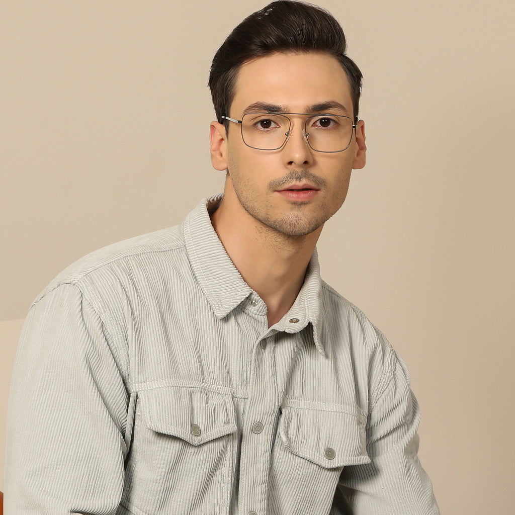 John Jacobs Eyeglasses-Frame Square--EG John Jacobs Eyeglasses-Frame Square--EG