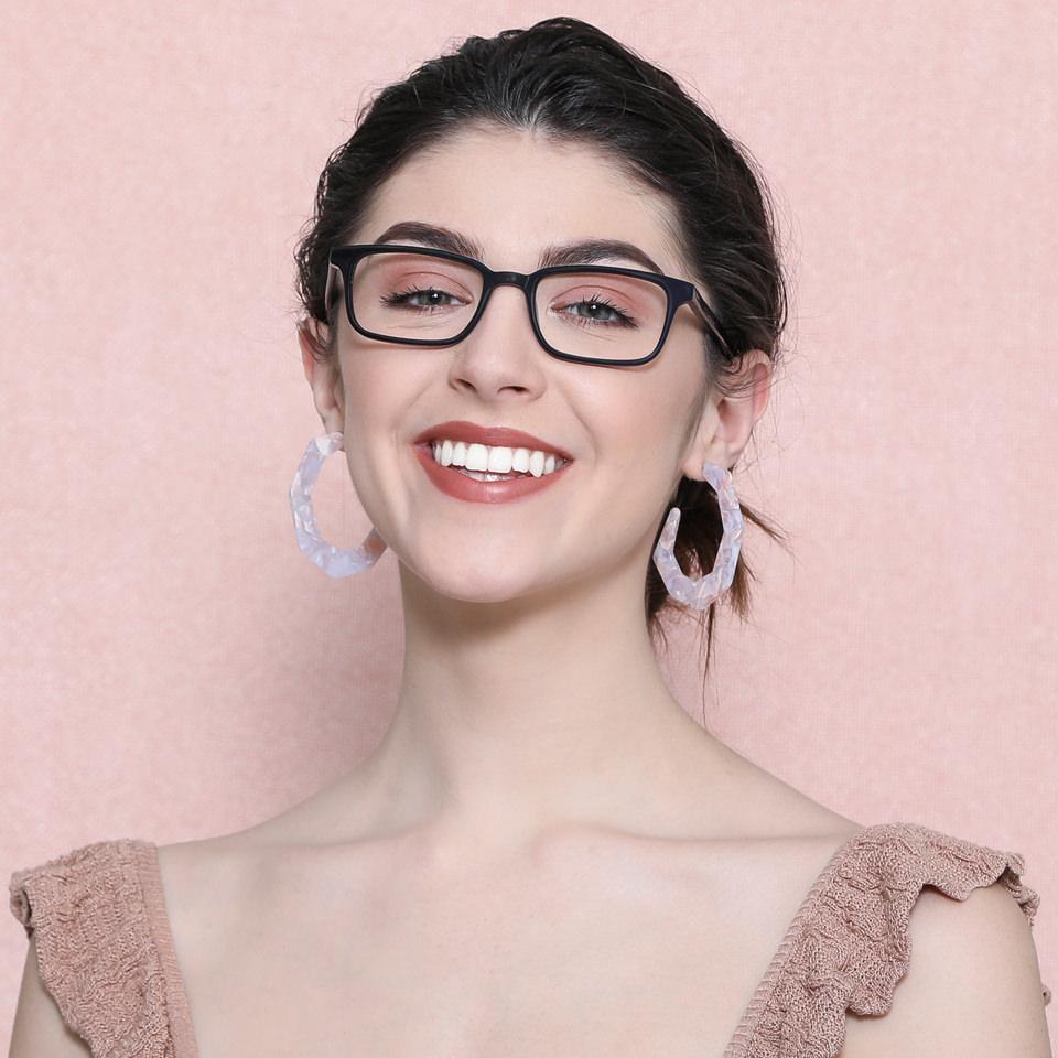 Rich Acetates-Frame Rectangle--EG Rich Acetates-Frame Rectangle--EG