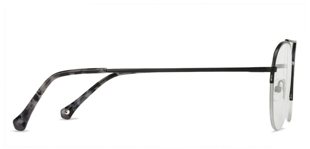 Half Rim Eyeglasses-Frame Aviator--EG Half Rim Eyeglasses-Frame Aviator--EG