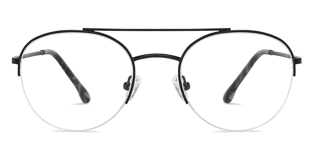 Half Rim Eyeglasses-Frame Aviator--EG Half Rim Eyeglasses-Frame Aviator--EG
