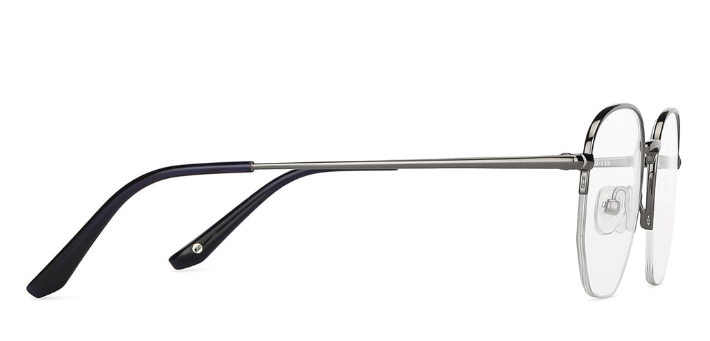 Half Rim Eyeglasses-Frame Round--EG Half Rim Eyeglasses-Frame Round--EG