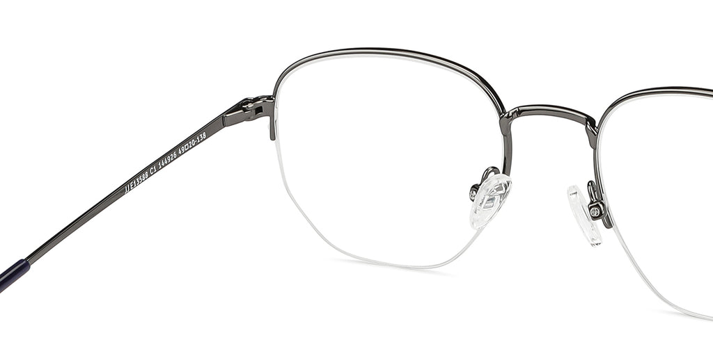 Half Rim Eyeglasses-Frame Round--EG Half Rim Eyeglasses-Frame Round--EG