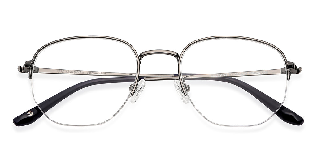Half Rim Eyeglasses-Frame Round--EG Half Rim Eyeglasses-Frame Round--EG