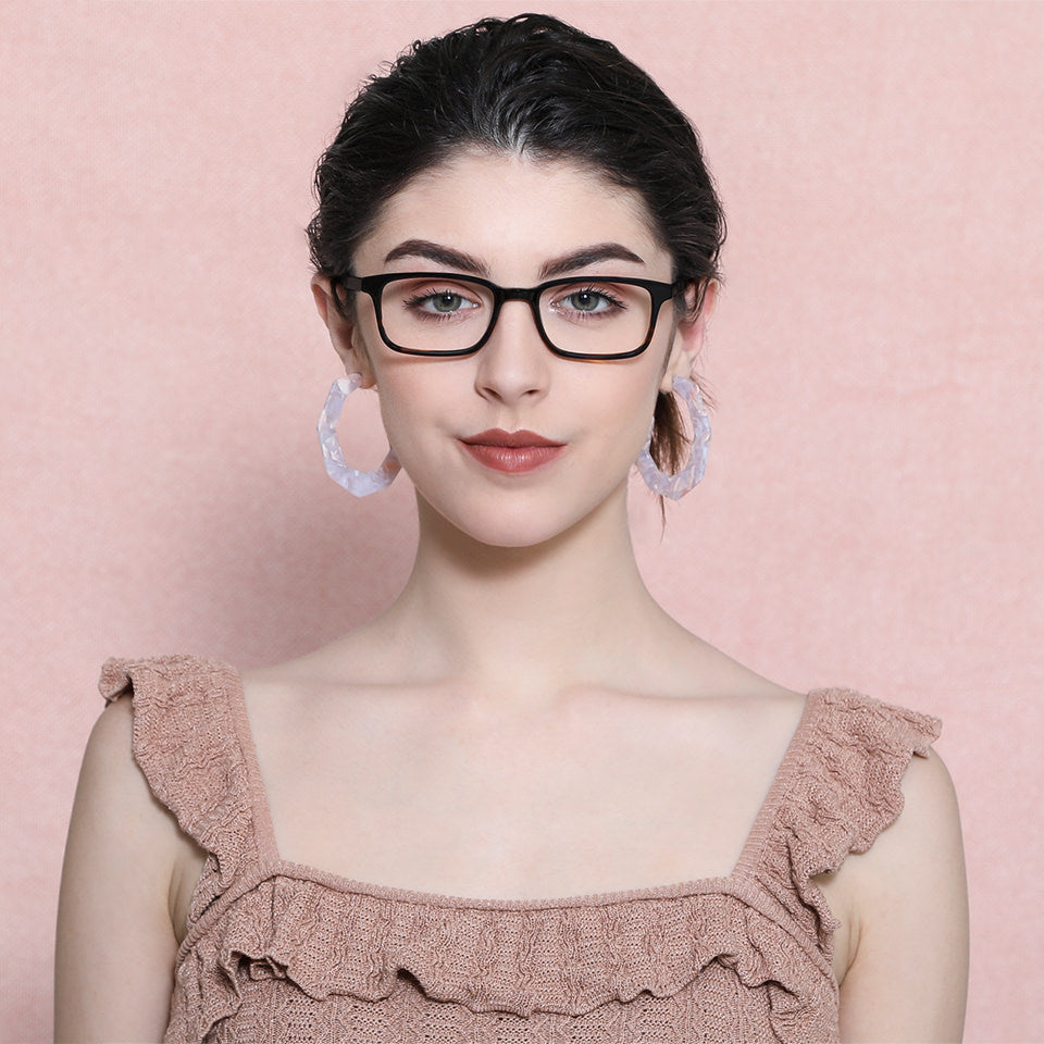 John Jacobs Eyeglasses-Frame Rectangle--EG John Jacobs Eyeglasses-Frame Rectangle--EG