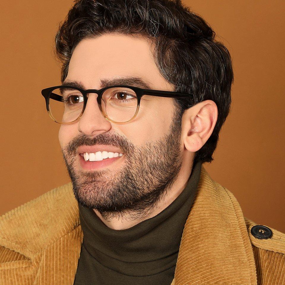 Square Eyeglasses-Frame Round--EG Square Eyeglasses-Frame Round--EG